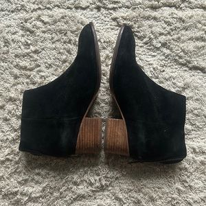 Seychelles Black Suede Ankle Bootie
